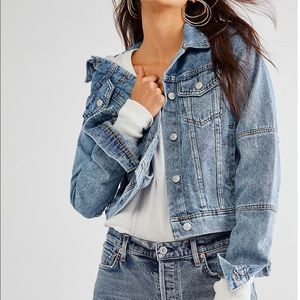 Free people Rumors denim jacket Xs